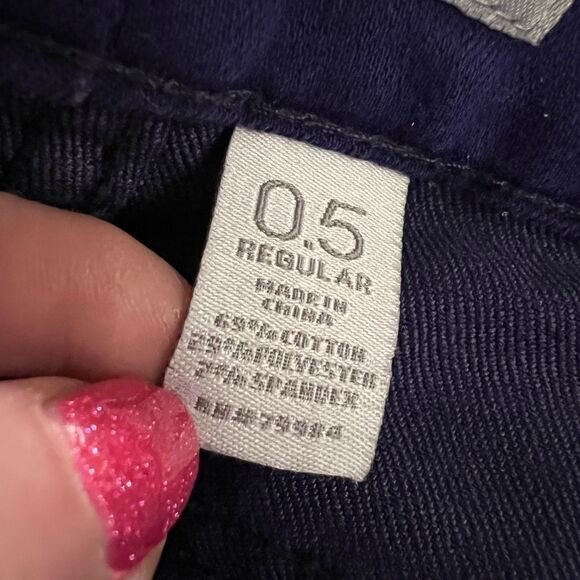 Chico’s bundle of size 0.5 platinum denim violet and ruby pants - Picture 6 of 7